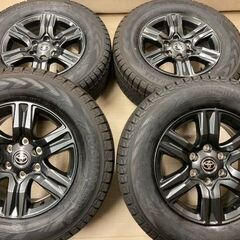 ランドクルーザープラド後期純正． ミシュランタイヤセット 17インチ ６穴 2023年製 新車外し】トヨタ 150 ランドクルーザープラド 後期 純正