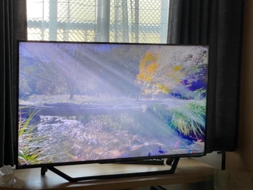 9/13 18時に小田栄か今宿で　新品同様　43インチ4Kテレビ　HiSense 43U7F