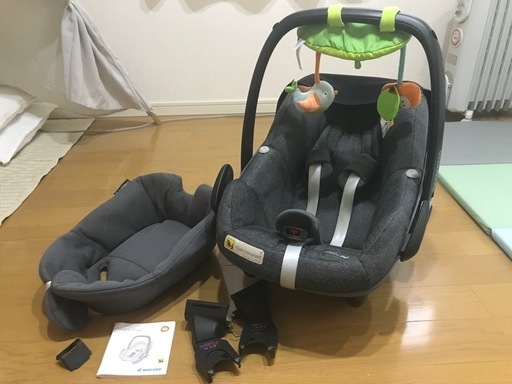 【値下げ】PEBBLE PLUS マキシコシ+ベビーカーアダプター
