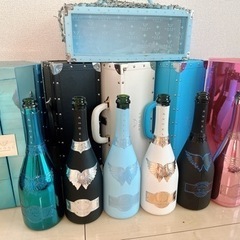 エンジェルシャンパン　空瓶＋ケース　6種 ANGEL〜エンジェル〜(空箱、空瓶)6本セットシャンパン