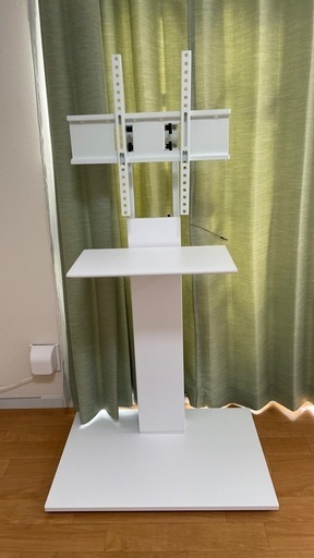 【美品】タンスのゲンテレビスタンドホワイト白テレビ台