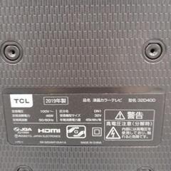 TCL 液晶テレビ 19年製 32インチ ※画面右下傷あり TJ7292