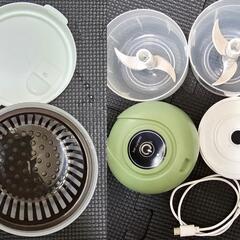 電子レンジ調理器 & 電気みじん切り器 