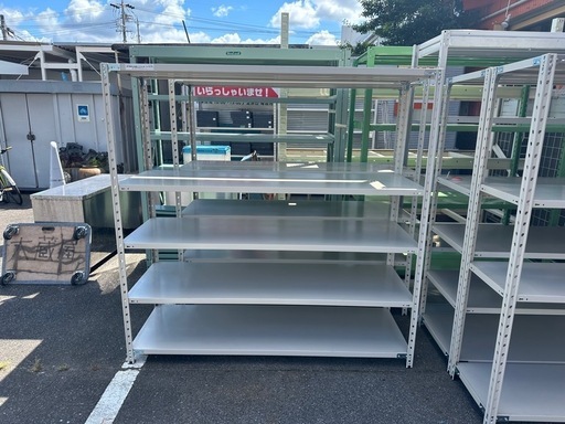 中軽量棚　ボルトレス　幅180 奥60 高さ180cm プラス