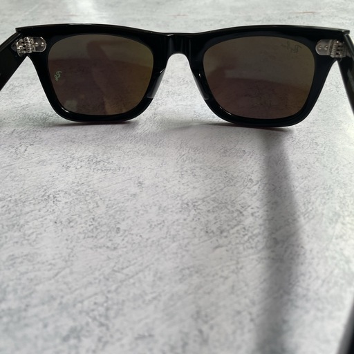 レイバンサングラスRay-BanWAYFARER 白フレーム ブルーミラーレンズ