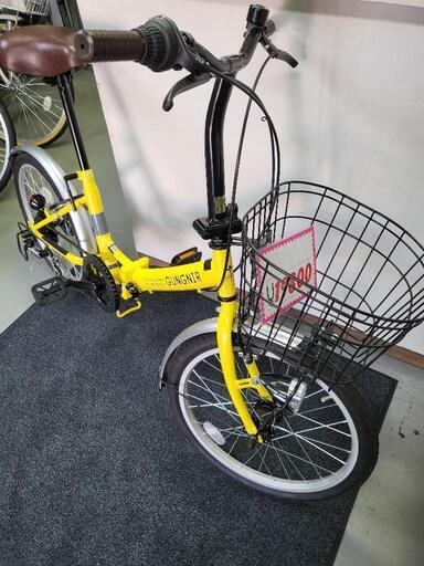 折りたたみ自転車　6段変速　ほぼ新品　数回使用