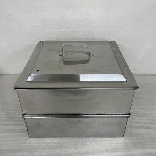 業務用 ステンレス 蒸し器 角蒸し器 2段 厨房機器 セイロ J0358