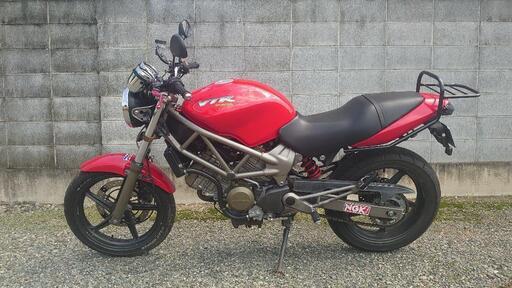 ホンダ VTR250 キャブ 社外マフラー リアキャリア