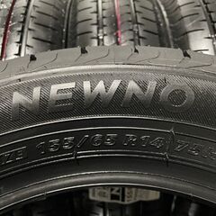 【新品】2024年製 BS BRIDGESTONE NEWNO 155/65R14 75H 14インチ 夏タイヤ 4本 N-BOX スペーシア タント プレオ等　(JRB036)クレジットカード QRコード決済可能
