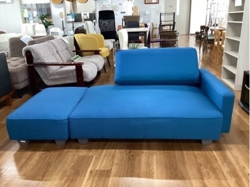 ソファ（オットマン付き）【町田市再生家具】241489