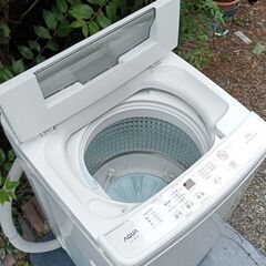 ★美品!!お届け可！★ 2022年製 AQUA 6.0㎏ 全自動洗濯機 AQW-S6N(W)