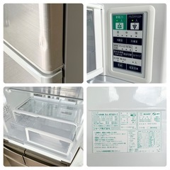 【美品‼️】シャープ 501Lノンフロン冷凍冷蔵庫 2014年製 プラズマクラスター搭載 節電25 プレミアムブラウン♪