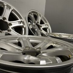 Weds KEELER ウェッズ キーラー 社外ホイール 4本 7.5J6HPCD139.7+25 ランクルプラド サーフ等　(MHZ317)クレジットカード QRコード決済可能