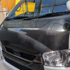 9月限定ナローハイエース200系カ―ボン　ボンネット