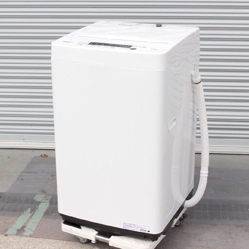 T410) ☆美品/2024年製☆ ハイセンス HW-K45E 4.5kg 洗濯板式ステンレス槽 シャワー水流 全自動縦型洗濯機 タテ 単身