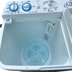 AQUA アクア AQW-N60 二槽式洗濯機 良品 2020年製 6.0kg