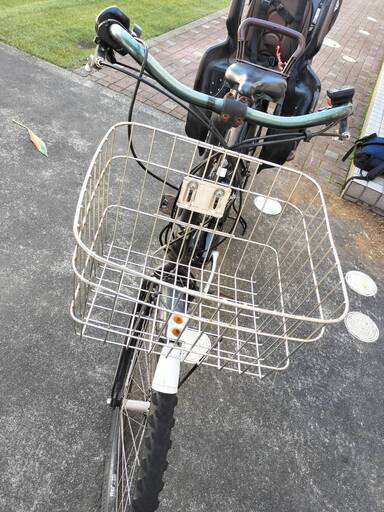 子乗せ電動自転車（ジャンク品） 電動アシスト自転車 チャイルドシート