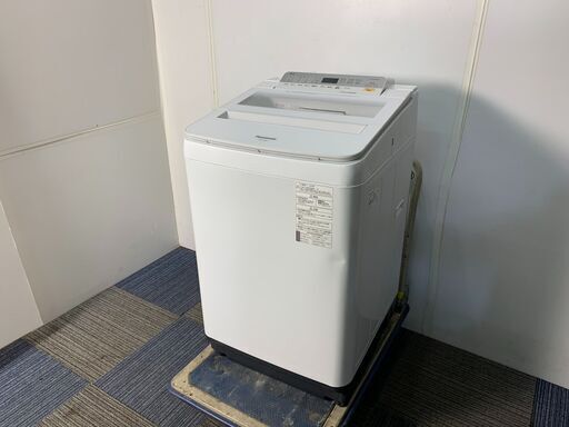 (240912)　パナソニック　全自動電気洗濯機　8kg　NA-FA80H6　2019年製