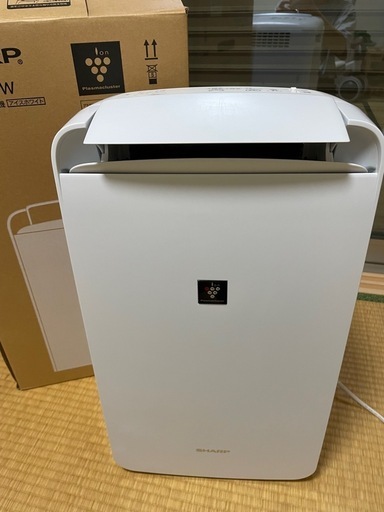 SHARP 冷風　衣類乾燥　除湿機　CW-J100-W