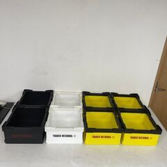 【TOWER RECORDS】 タワーレコード CDコンテナ 8個セット J0363