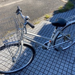【27インチ自転車】美品❗️6段変速　LEDオートライト付　前後新品ブリヂストン製タイヤ❗️鍵新品❗️スペアキーあり　若林自転車　浜大津店　SALE中❗️