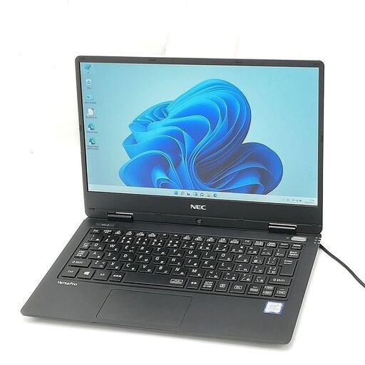 赤字覚悟 高速SSD Windows11済 12.5型ワイド 軽量 ノートパソコン NEC PC-VKT12HZG3 中古良品 第7世代i5 8GB 無線 Bluetooth カメラ Office