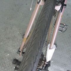 Ｄ766　★16800円★整備済み クロスバイク中古自転車 【OSSO　ブラウン　46ｃｍ】