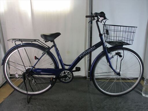 D768　★限定特価★ 中古自転車 【　27インチ　青 】