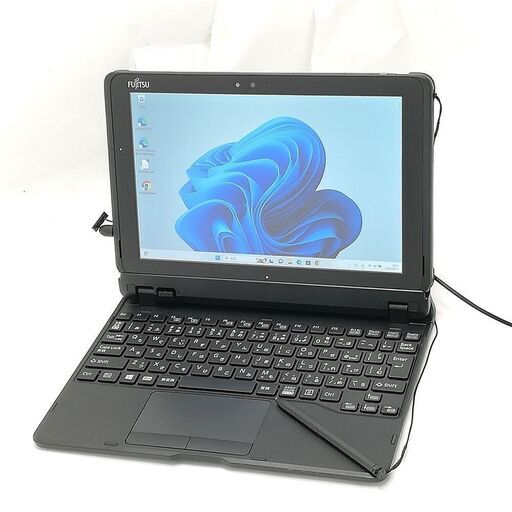 激安 日本製 Windows11済 10.1型ワイド タブレット 富士通 ARROWS Tab Q509/VE 中古美品 Celeron Bluetooth カメラ Office バッテリー良好
