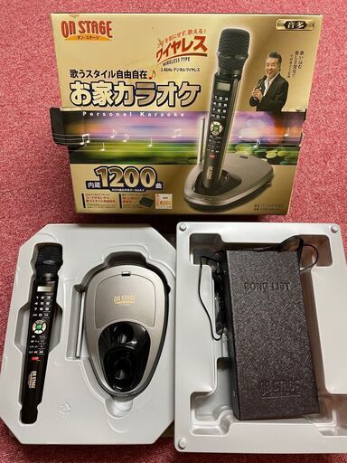 ON STAGE お家カラオケ 1200曲セット Z-PK120WT ON STAGE お家カラオケ 1200曲セット Z-PK120WT オンステージ マイク型