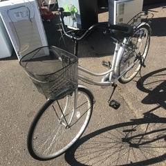 自転車中古　ABELIA　カゴリアキャリア鍵付き　タイヤ26インチ　カラーシルバー 自転車中古 ABELIA カゴリアキャリア鍵付き タイヤ26インチ カラーシルバー