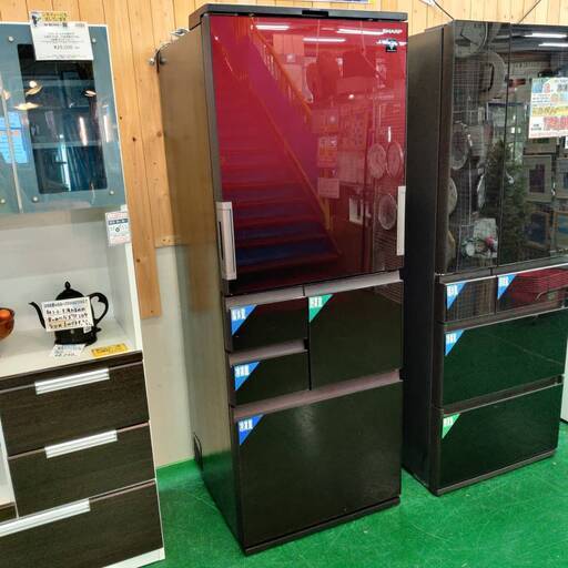 【愛品倶楽部柏店】 保証充実 SHARP (シャープ) 2021年製 502L 6ドア冷凍冷蔵庫 SJ-AW50H-R 両開き どっちもドア