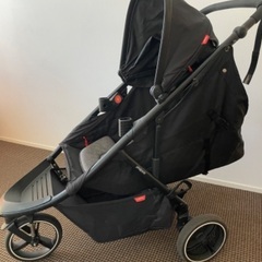 ⚫️美品⚫️Phil&ted V6 tod 新生児から使える2人乗りベビーカー