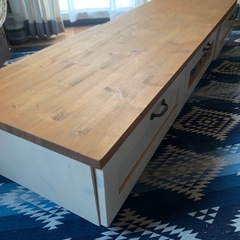 フレンチカントリー×カフェテーブル、ローボード