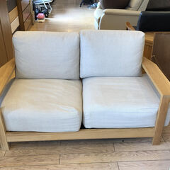 無印良品 2人掛けソファ【トレファク桶川店】