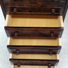 北海道民芸家具 9段チェスト 41×30×110