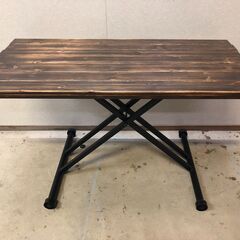 ヴィンテージ風 昇降式テーブル ダイニングテーブル 0912-3