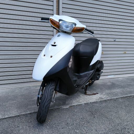 レッツ2 バッテリー新品 サイドスタンド付 2スト 原付 バイク