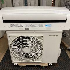 K05616　中古エアコン アイリスオーヤマ 2018年製 主に6畳用 冷房能力 2.2KW / 暖房能力 2.2KW