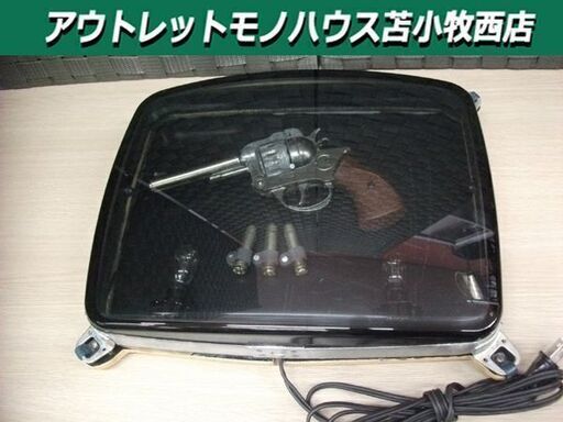 装飾銃 オブジェ スタンド付き ライト付き コレクション モデルガン インテリア 手製 幅34x奥行7x高さ27cm 苫小牧西店