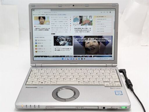 激安 高速SSD ノートパソコン Windows11 Office 中古良品 Panasonic CF-SZ6RDQVS 第7世代Core i5 メモリ8GB 無線 Bluetooth カメラ DVDRW