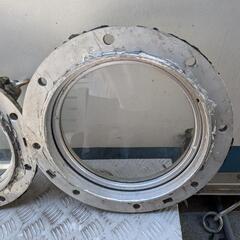 アルミ 合金 船舶 丸窓 強化ガラス 開閉