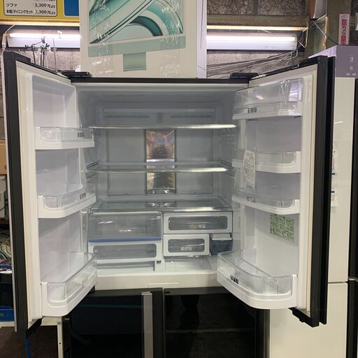 シャープ　SHARP　2017年製　4ドア　大容量　大型冷蔵庫　612L シャープ SHARP 2017年製 4ドア 大容量 大型冷蔵庫 612L シャープ