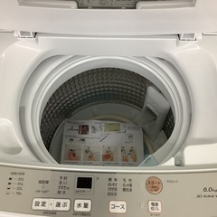 アクア 6kg 洗濯機 AQW-S6M 管D240912CK (ベストバイ 静岡県袋井市)