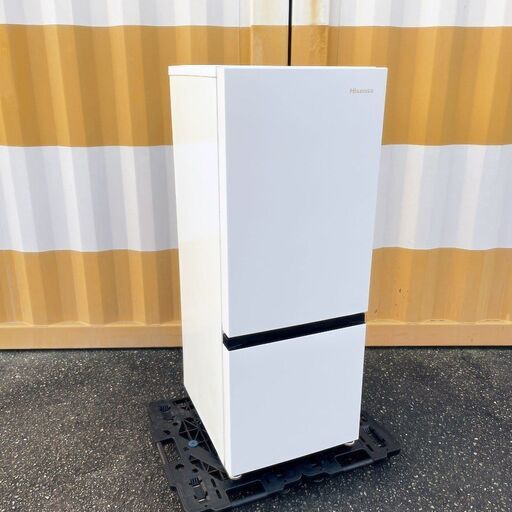 【売約済】2022年製■ハイセンス 冷蔵庫【162L】自動霜取り HR-D16F Hisense2ドア冷凍冷蔵庫 一人暮らし 小型冷蔵庫 ホワイト