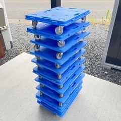 残り30台　平台車 楽走くん 連結 キャスター  10台価格