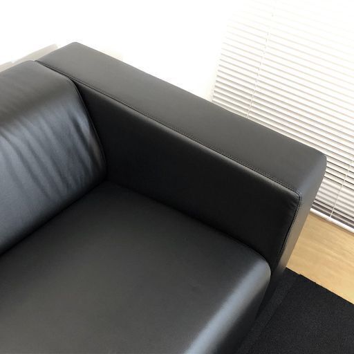 黒 レザー 2人掛けソファ(本皮) IKEA KLIPPAN IKEA イケア ソファ 襲わ 2人