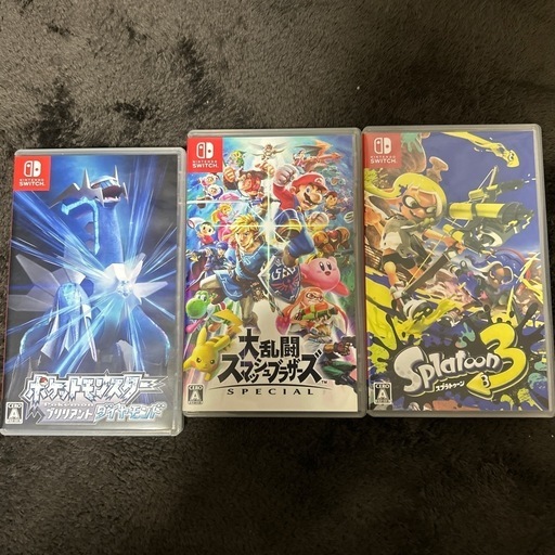 Switch\nスマブラ、スプラトゥーン、ポケモン
