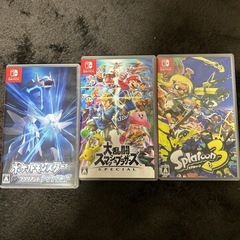 Switch スマブラ、スプラトゥーン、ポケモン