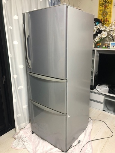 東芝 3ドア冷凍冷蔵庫 339L GR-34ZV(N)■TOSHIBA 3ドア冷蔵庫